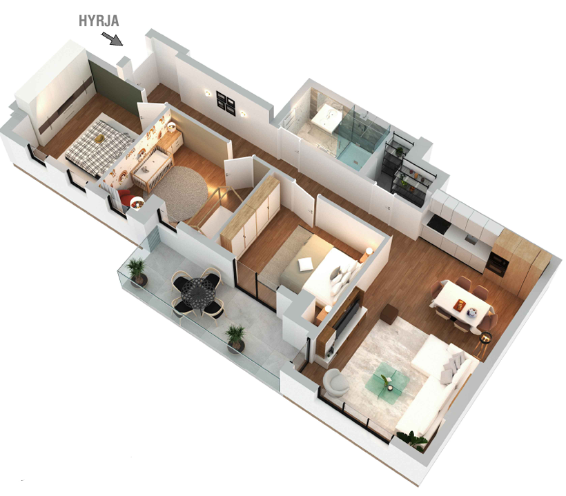 Apartment 1 Layout