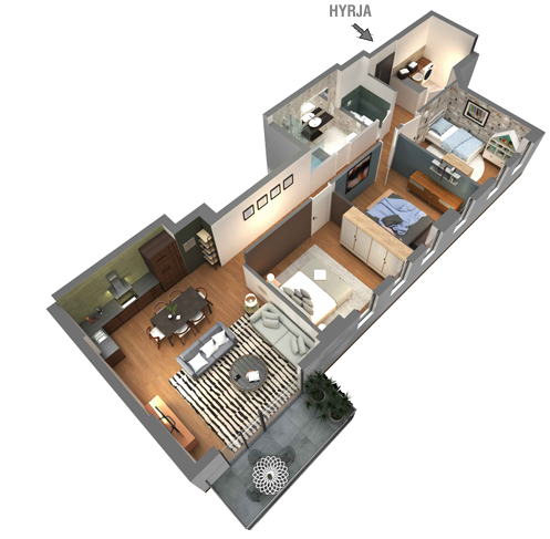 Apartment 2 Layout