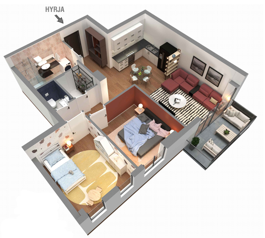 Apartment 3 Layout