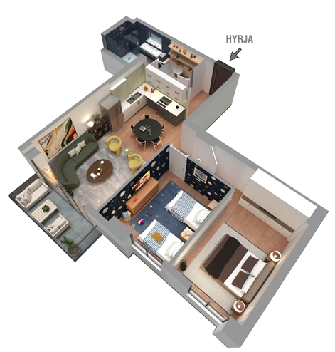 Apartment 4 Layout