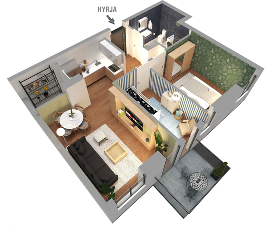 Apartment 8 Layout