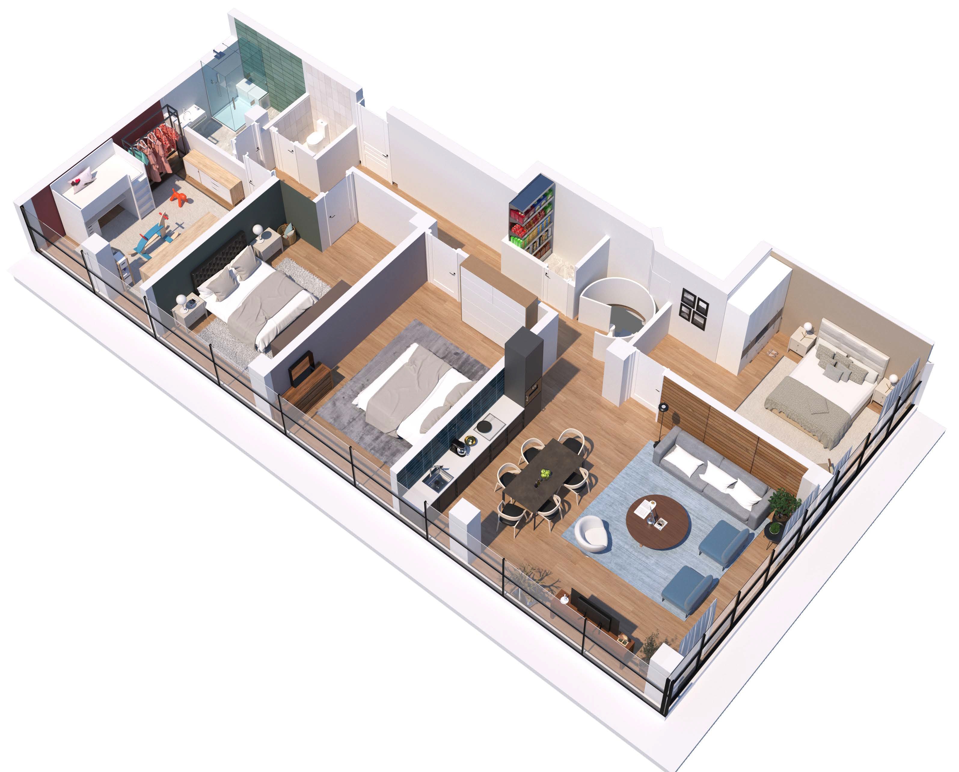 Apartment 4 Layout